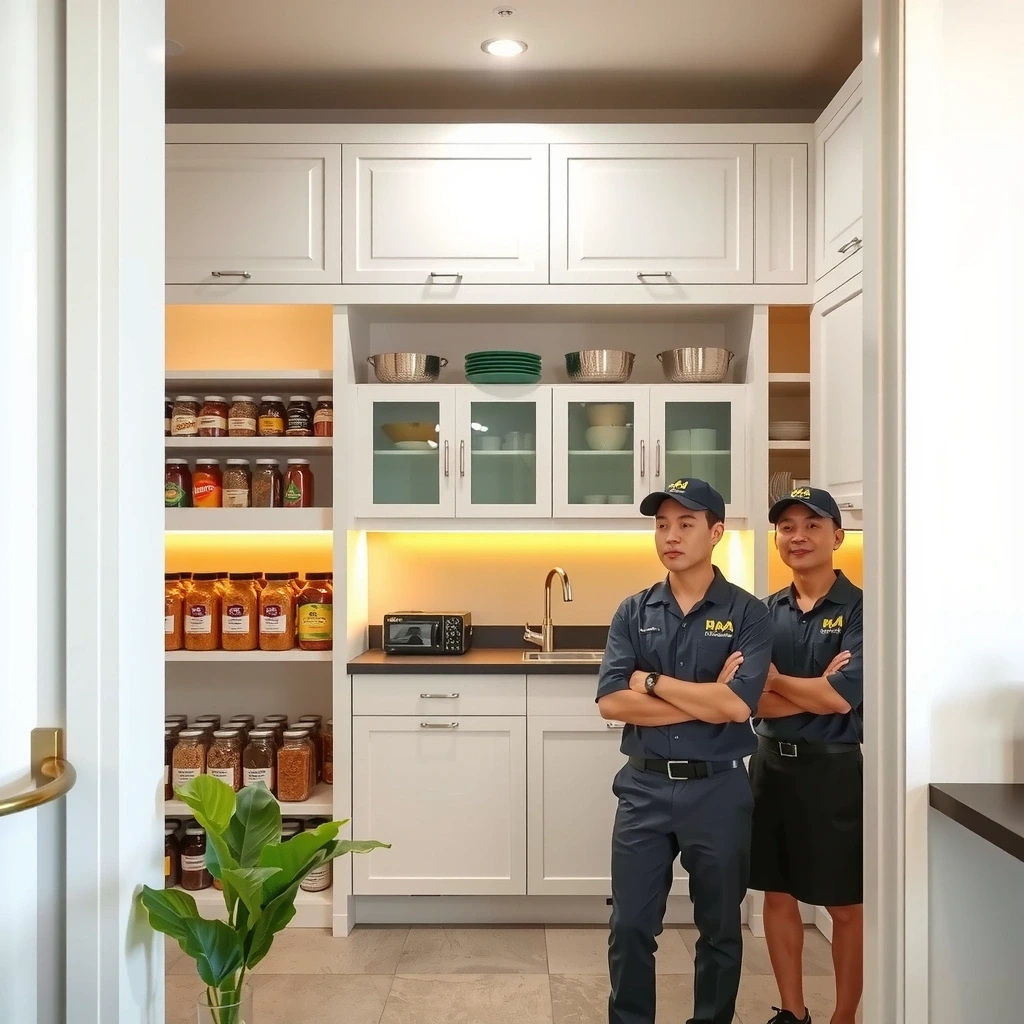 Organized pantry